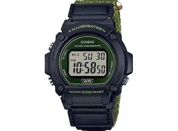 Casio Чоловічий годинник W-219HB-3AVEF