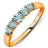Золотое обручальное кольцо с бриллиантами, 1555274