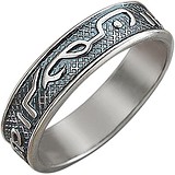 Серебряное обручальное кольцо, 1614666