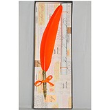 La Kaligrafica Набор для каллиграфии: ручка оранжевая шариковая + образец 2030n, 1675338