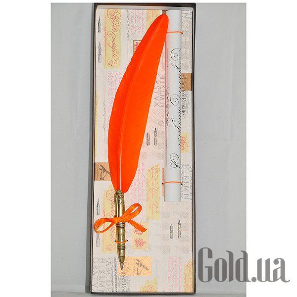 Купити La Kaligrafica Набір для каліграфії: ручка помаранчева кулькова + зразок 2030n (2030n ручка перьевая оранж шарик + образе)