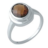 Женское серебряное кольцо с гранатом, 1700682