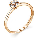 Золотое кольцо с бриллиантами, 1703754