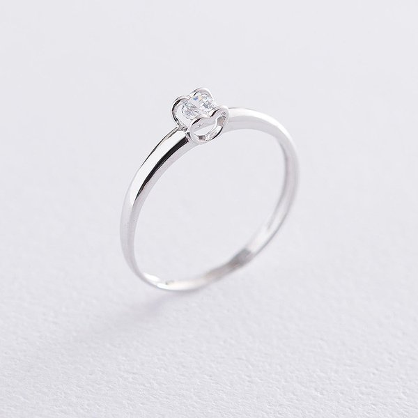 Золотое кольцо с куб. цирконием