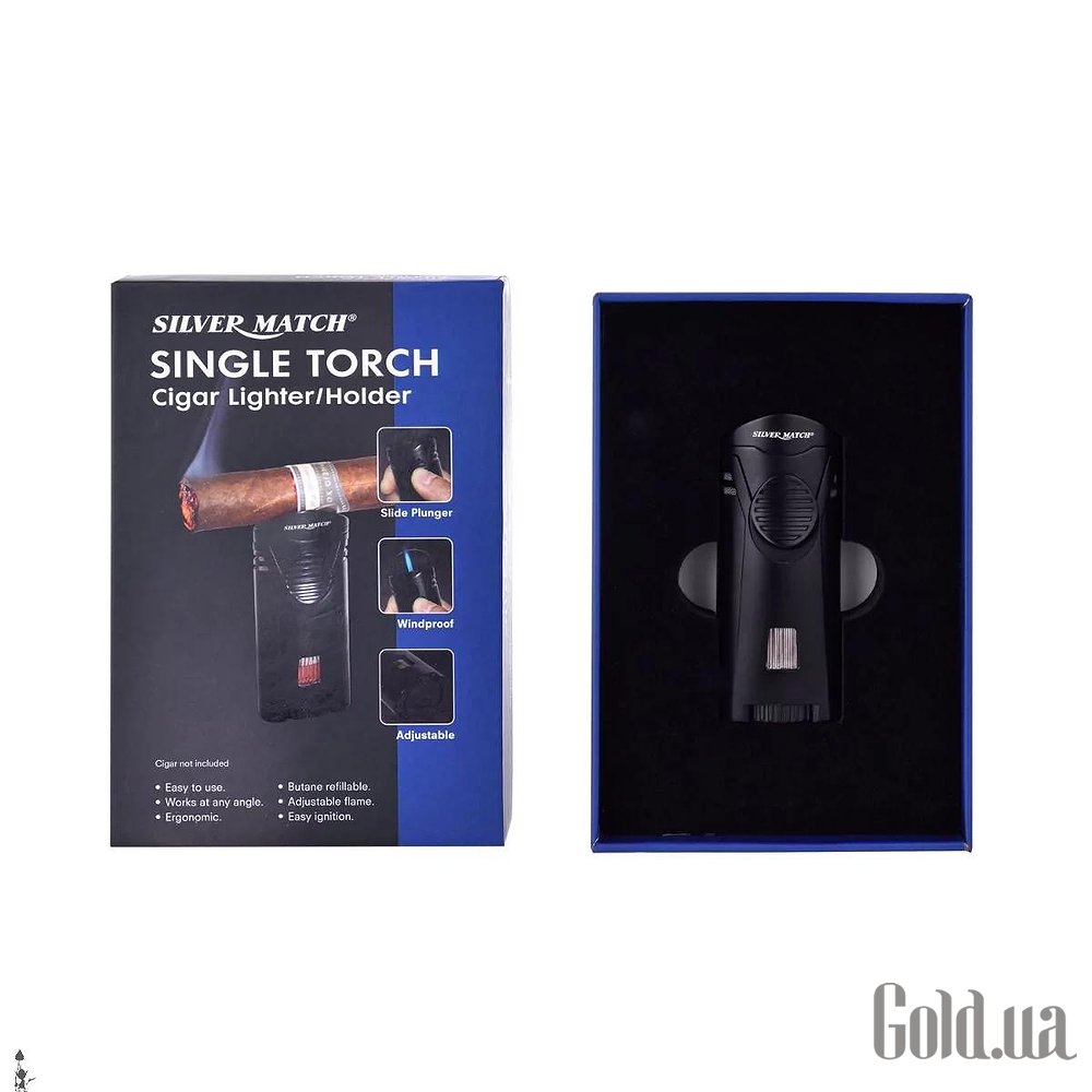 Silver Match Зажигалка Debden Blueflame Cigar Holder 40674262 40674262 – изображение 7