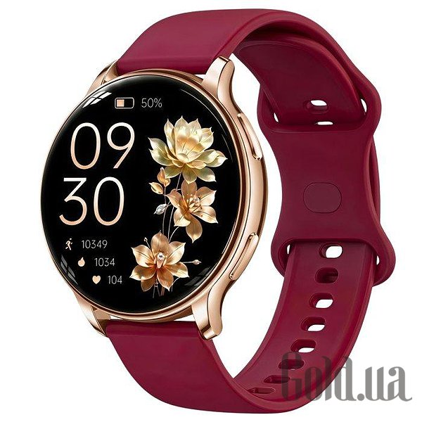 UWatch Смарт часы Smart Melisia Cherry Rubber 3943 bt3943