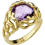 Женское золотое кольцо с аметистом, 1553483