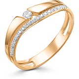 Женское золотое кольцо с бриллиантами, 1605707