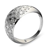 Женское серебряное кольцо с куб. циркониями, 1629003