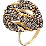 Женское золотое кольцо с бриллиантами, 1664587