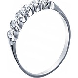 Золотое обручальное кольцо с бриллиантами, 1673035