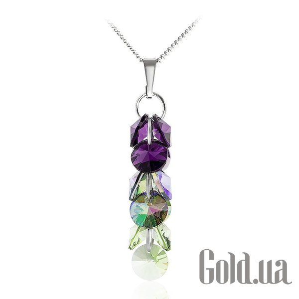 

Женские колье и кулоны Kobi, Стальной, Кулон с цепочкой с кристаллами Swarovski