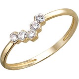 Женское золотое кольцо с бриллиантами, 1691723