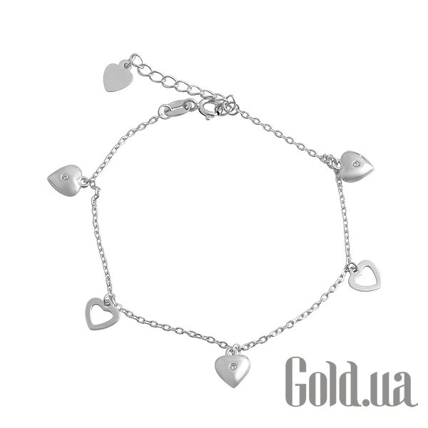 

Женские браслеты Fresh Jewelry, Женский серебряный браслет с куб. циркониями, 17