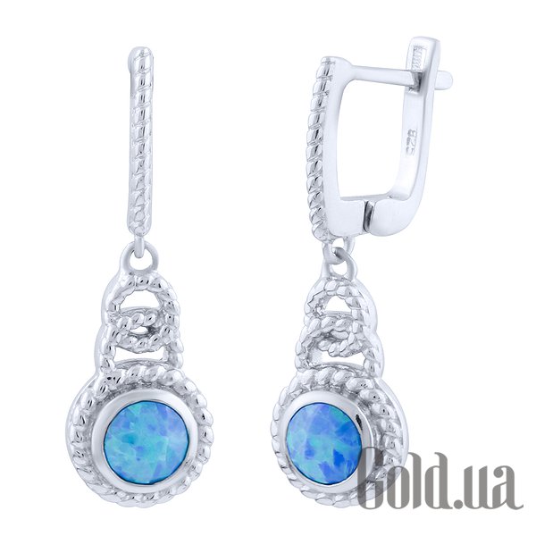 

Серьги с подвесками Fresh Jewelry, Серебряные серьги с опалами