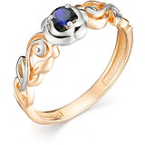 Женское золотое кольцо с сапфиром, 1606732