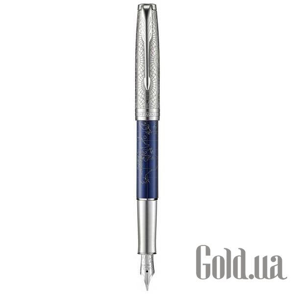 Купити Parker Чорнильна ручка Sonnet 17 SE Atlas Blue Silver PT FP F 88 311
