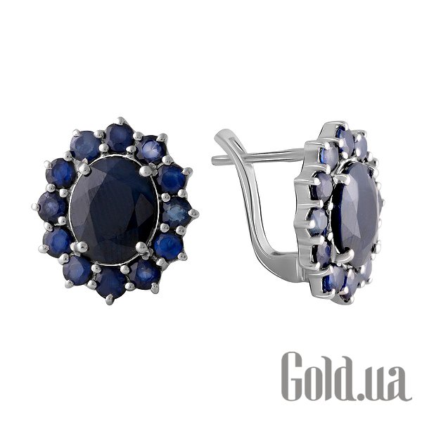 

Серьги Fresh Jewelry, Серебряные серьги с сапфирами