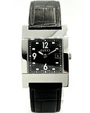 Gucci Женские часы 7700M 17730 BLK/STEEL/BLK STRAP