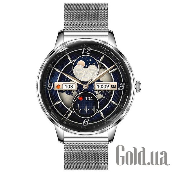 UWatch Смарт часы Smart Brilliant Slim Silver 3910 bt3910 – изображение 2