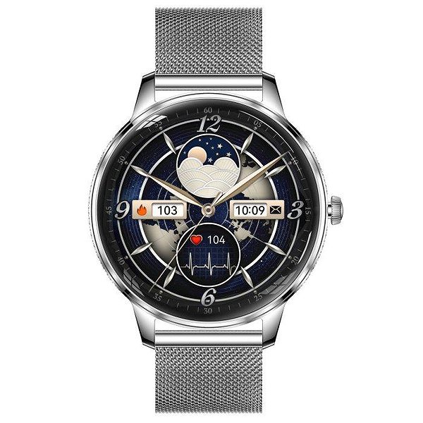 UWatch Смарт часы Smart Brilliant Slim Silver 3910 bt3910 – изображение 2