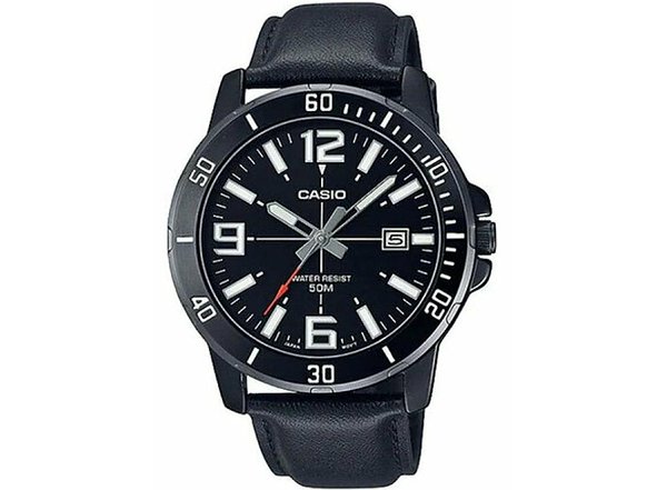 Casio Чоловічий годинник MTP-VD01BL-1B MTP-VD01BL-1B