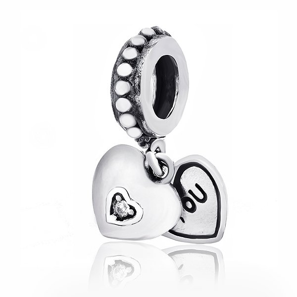 Срібна намистина з куб. цирконієм