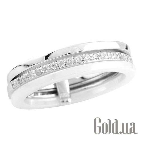 

Обручальное кольцо Fresh Jewelry, Серебряное обручальное кольцо с керамикой и куб. циркониями, 19