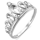 Женское золотое кольцо с бриллиантом, 1603149