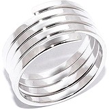 Silver Wings Серебряное обручальное кольцо, 1616973