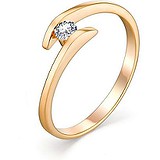 Золотое кольцо с бриллиантом, 1636685