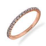 Золотое обручальное кольцо с бриллиантами, 1666381