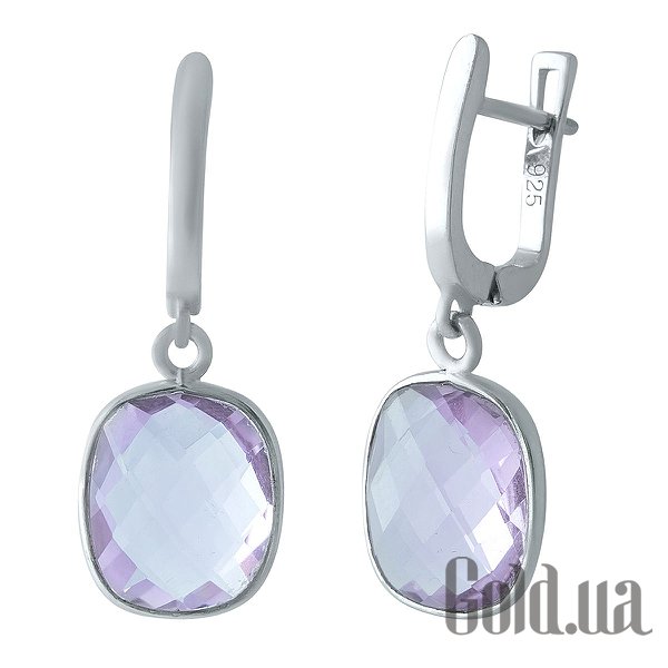 

Серьги с подвесками Fresh Jewelry, Серебряные серьги с аметистами