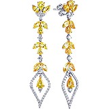 Золоті сережки з діамантами і турмалінами, 1687885