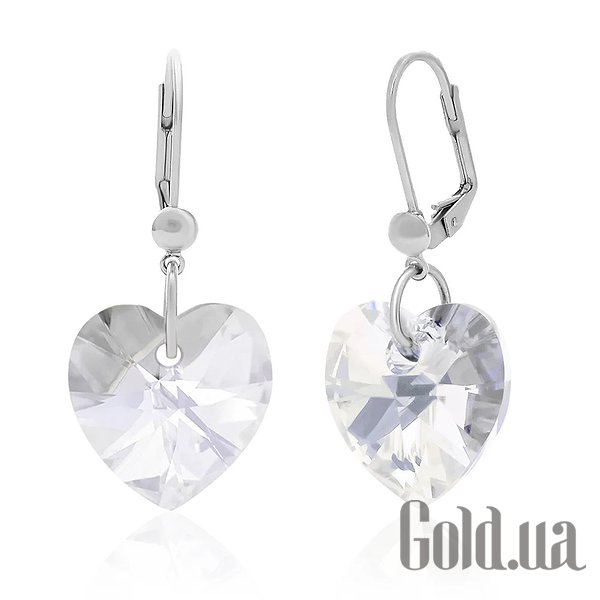 

Серьги с подвесками Kobi, Стальной, Серьги с кристаллами Swarovski