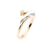 Женское золотое кольцо с куб. цирконием, 1699405