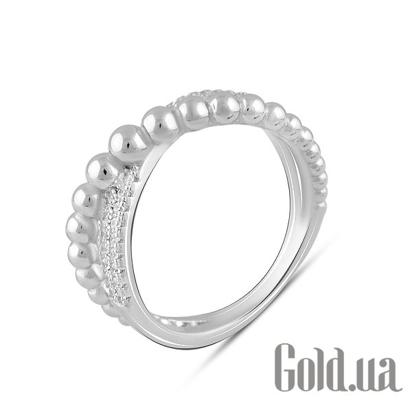 

Женские кольца Fresh Jewelry, Женское серебряное кольцо с куб. циркониями, 17.5