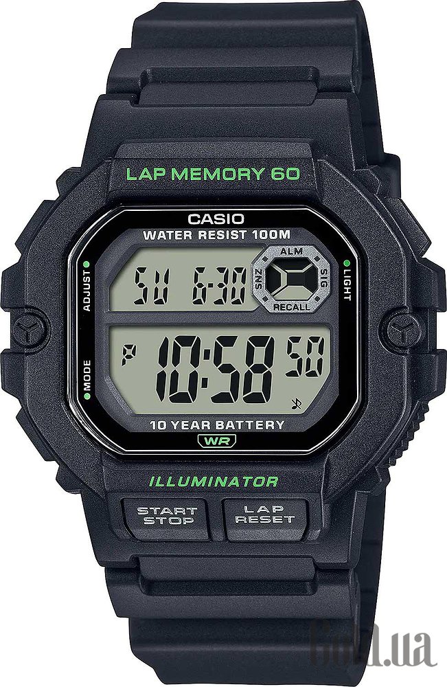 Casio Мужские часы WS-1400H-1A WS-1400H-1A