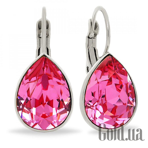 

Серьги Kobi, Стальной, Серьги с кристаллами Swarovski