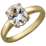 Золотое кольцо с топазом, 1667406