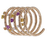 Bibigi Женское золотое кольцо с бриллиантами и сапфирами, 1723982