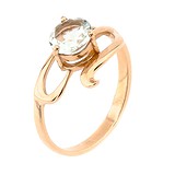 Женское золотое кольцо с кварцем, 1740878