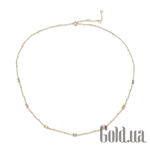 

Колье Lurie Jewelry, Золотое колье с топазами, перидотами и сапфирами, 45