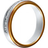 Золотое обручальное кольцо с бриллиантами, 1673039
