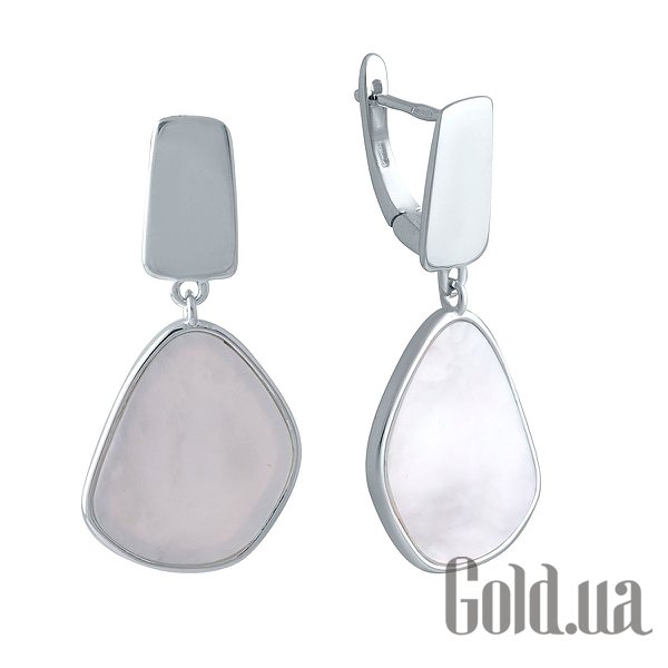 

Серьги с подвесками Fresh Jewelry, Серебряные серьги с перламутром