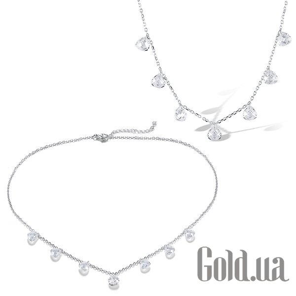 

Женские колье Lurie Jewelry, Серебряное колье с куб.цирконием, 45