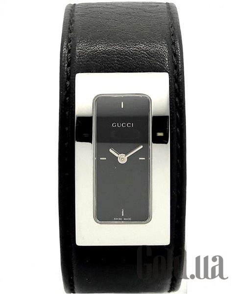 

Швейцарские часы Gucci, Женские часы 7800SR 07835 steel, black dial, black leather