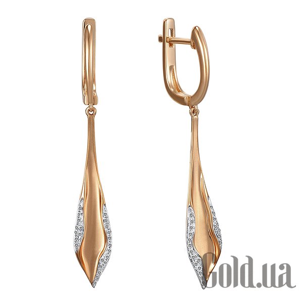 

Серьги с подвесками Lurie Jewelry, Золотые серьги с бриллиантами