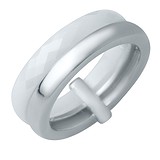 Женское серебряное кольцо с керамикой, 1309776
