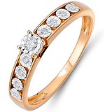 Золотое кольцо с бриллиантами, 1555792